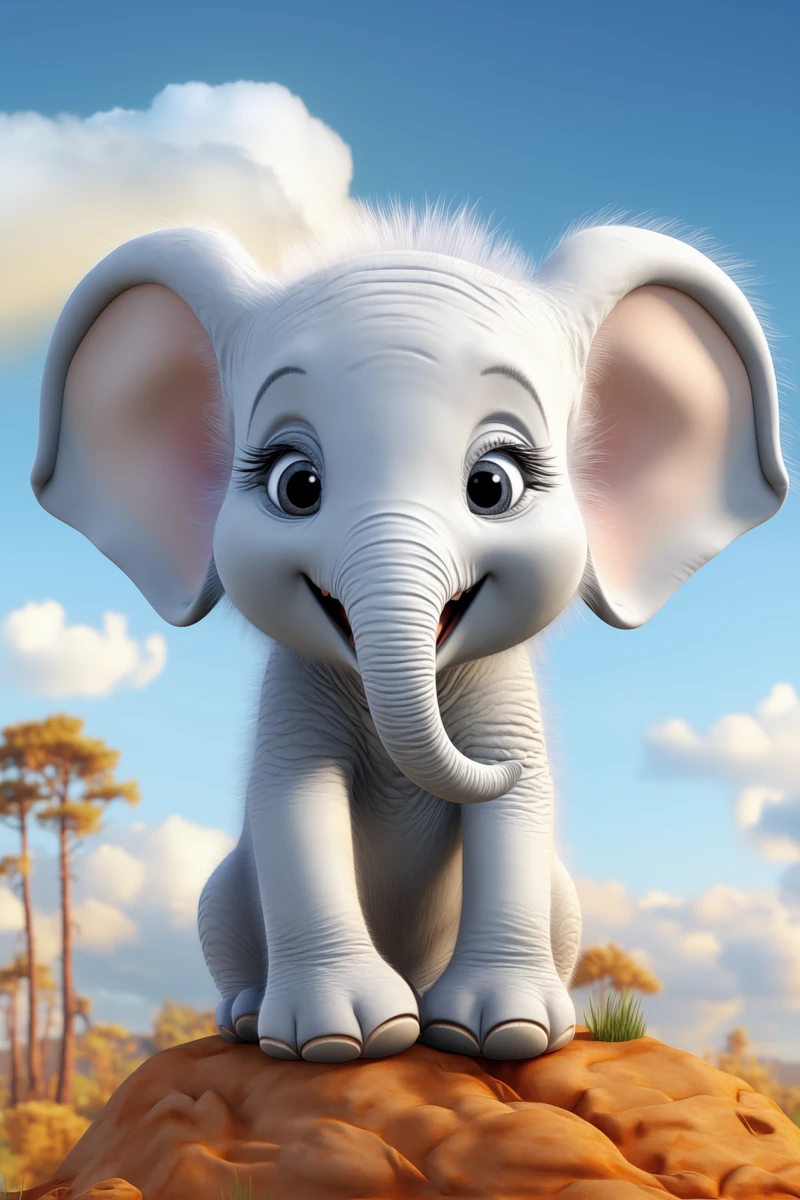 Cute elephant