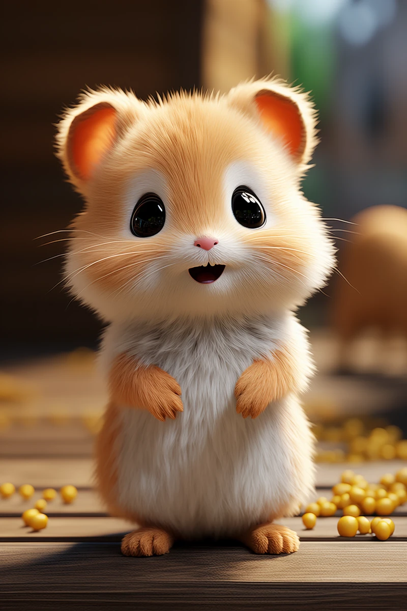 Cute hamster