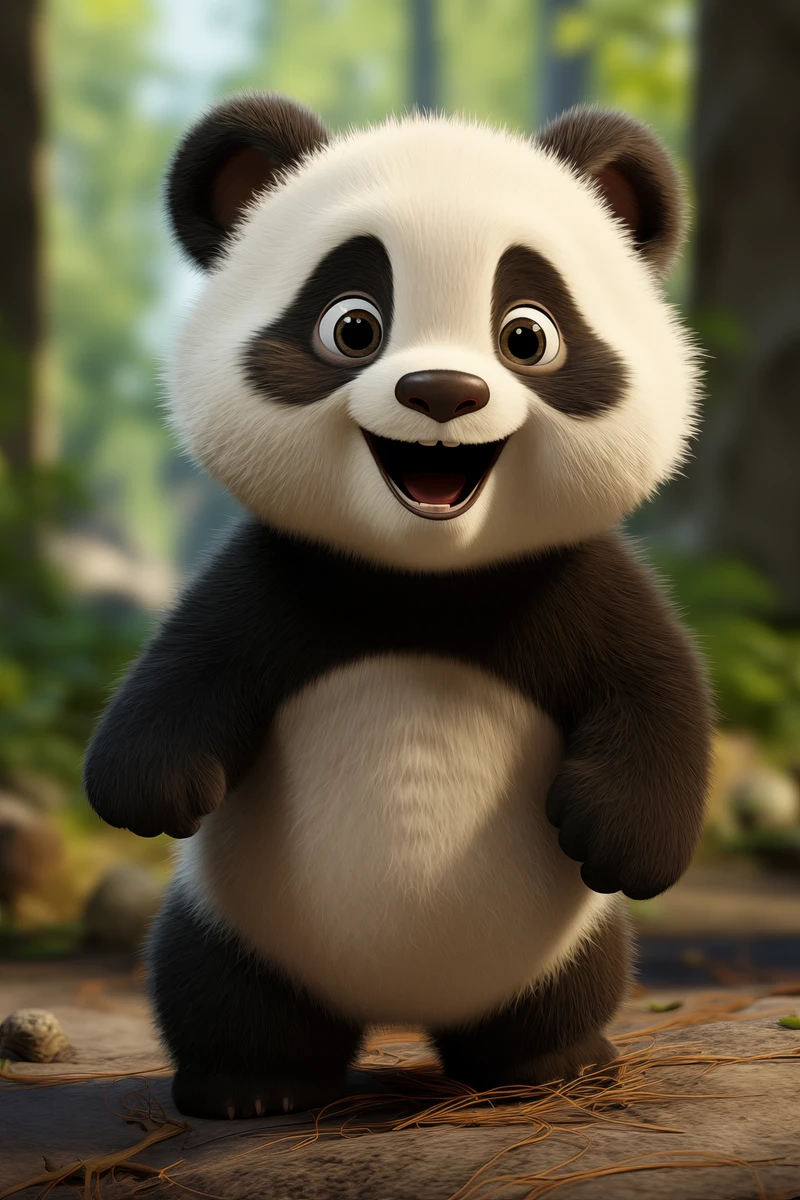 Cute panda