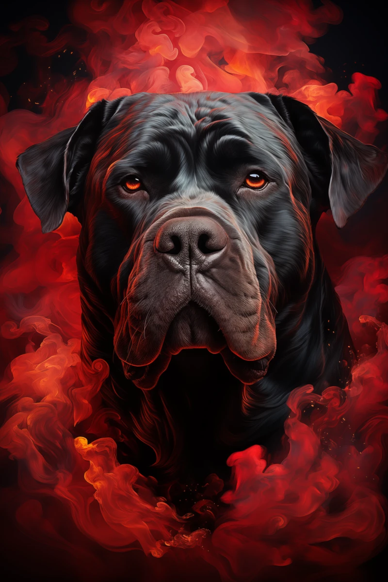 Cane corso portrait