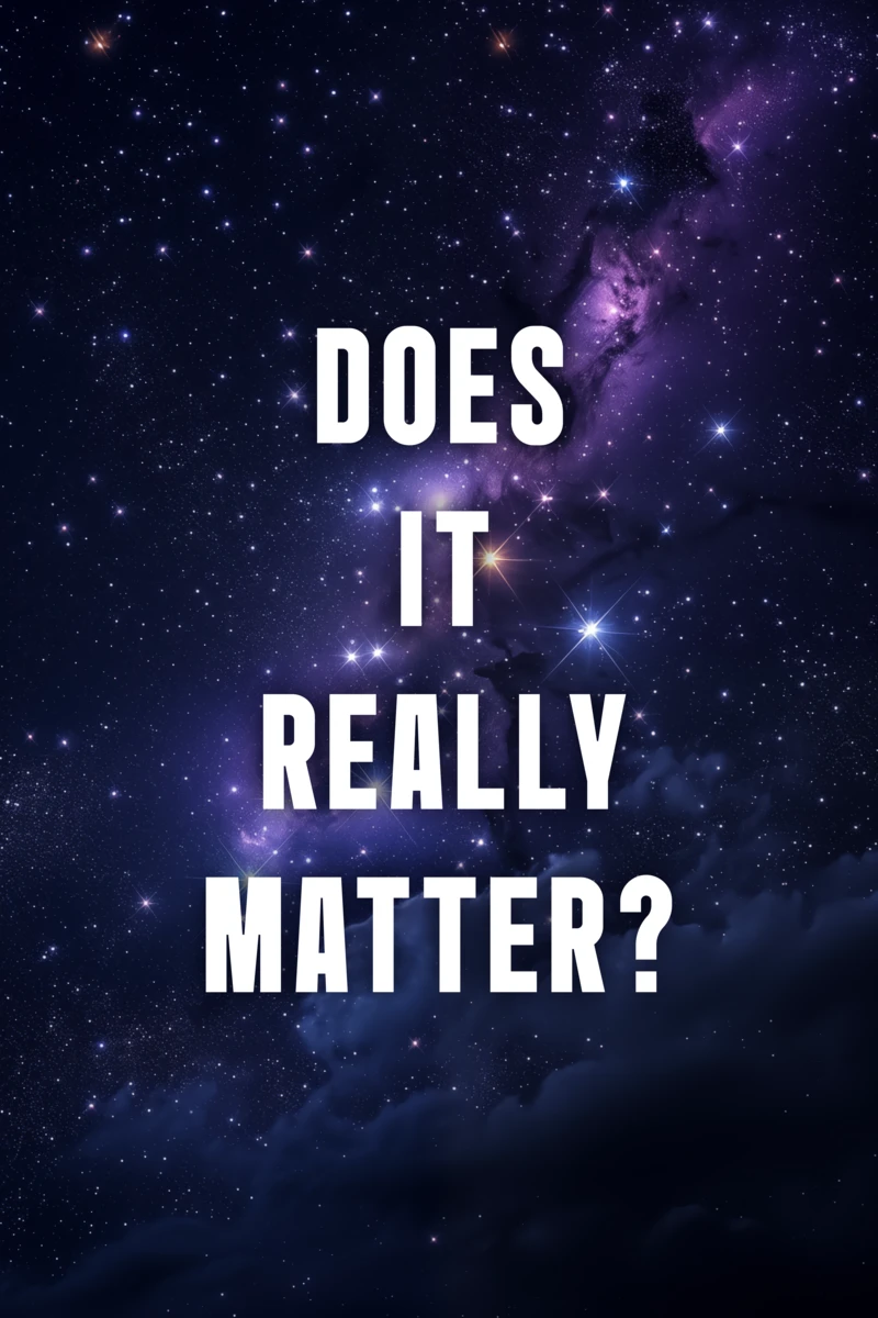 Does it really matter?