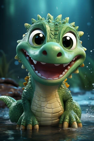 Cute aligator