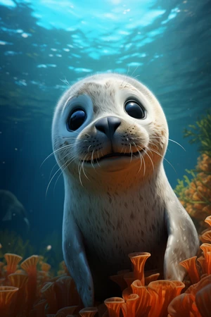 Cute seal