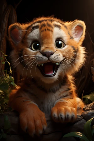 Tiger cub