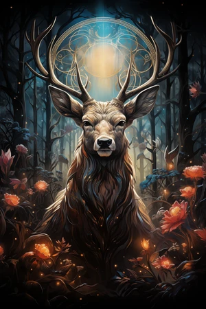 Magical deer