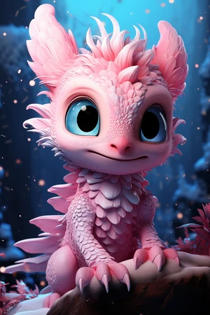 Little pink dragon